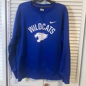 University of Kentucky Wildcats Nike Therma fit large blue sweatshirt